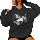 Panda Arabic Hookah Nargileh Shisha Panda Bear Kapuzenpullover für Damen