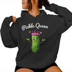 Pickle Queen Cucumber Lovers Cucumber Kapuzenpullover für Damen