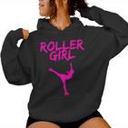 Roller Girl Figure Skating For Roller Girl Roller Skates Girls Kapuzenpullover für Damen