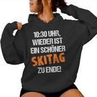 Schöner Skiag Zu Ende Ski Holiday Winter Holiday Kapuzenpullover für Damen