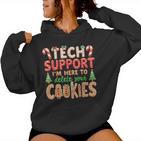 Tech Support Christmas Cookies For And Christmas Kapuzenpullover für Damen