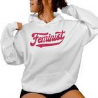 Feminist Retrointage 60S 70S Style Feminism Kapuzenpullover für Damen