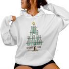 Oh Chemistree Christmas For Chemistry Teacher Chemistree Kapuzenpullover für Damen