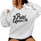 Women's Padelist Player Padel Tennis Padel Queen Kapuzenpullover für Damen