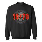 1970Intage Birthday Rock And Roll Heavy Metal Sweatshirt