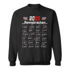 2025 Race Track Graphic For Motorsport Fans Sweatshirt