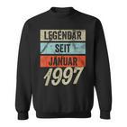 25Th Birthday Man 25 Years Legendary Since January 1997 Sweatshirt