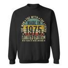 50 Year Oldintage 1975 Limited Edition 50Th Birthday Sweatshirt