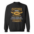 60 Geburtstag Mann 60 Jahre Alt Oldtimer 1965 Lustig Deko Sweatshirt