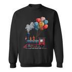 All Aboard 5Th Birthday Train Sweatshirt