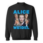 Alice Weidel Fan Merch Blue Sweatshirt