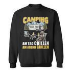 Barbecue And Chillen Camper Saying Caravan Camping Sweatshirt