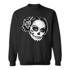 Beautiful La Catrina Santa Muerte Mexican Sweatshirt