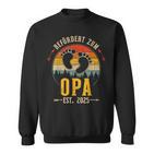 Befördert Zum Opa 2025Intage Retro Sweatshirt