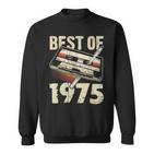 Best Of 1975 Audio Cassette 49Th Birthday 49 Years Old Sweatshirt