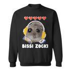 Bissi Zocki Sad Hamster Cute Hamstie Sweatshirt