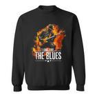 Blues Music Guitar For Guitaristsintage Sweatshirt