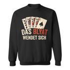 The Blyat Turns Russia Poker Cards Sweatshirt