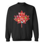 Canada Maple Travel Canadian Elements Sweatshirt