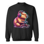 Capybara Gamer ideo Games Lovers Sweatshirt