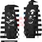 Carnival Costume Fancy Dress Costume Clown Confetti With-Neck Sweatshirt