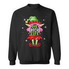 Cheeky Elf Outfit Christmas Family Christmas Sweatshirt