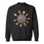 Children's From Different Countries And Nations Flags World Sweatshirt