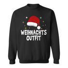 Christmas Outfit Santa Hat Christmas Sweatshirt