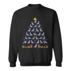 Christmas Tree Doves Pigeon Breeder Christmas Sweatshirt