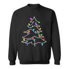 Christmas Tree Fairy Lights Christmas Tree Winter Sweatshirt