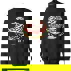 Comic Mettbrötchen Hackepeter Thüringer Mett Sweatshirt