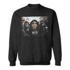 Coole Hip Hop Gangster Katzen Mit Sonnenbrille Katzenmotiv Sweatshirt