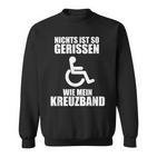 With Cross Band And Cross Band Crack Football Ski Injury Sweatshirt