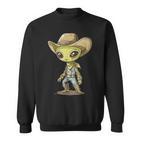 Cute Alien Cowboy Sweatshirt