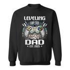 Dad Level Unlocked Est 2025 Leveling Up To Dad Sweatshirt