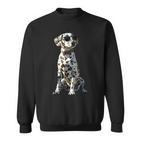 Dalmatian With Sunglasses Dogs I Love Dalmatian Sweatshirt