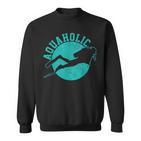 Diver Aquaholic Diving  Sweatshirt