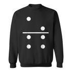 Domino Stein 2Ã4 Tile Stone Carnival Costume Sweatshirt