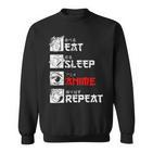 Eat Sleep Anime Repeat Manga Anime Manga Japan Outfit Sweatshirt