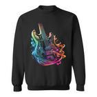 With Electric Guitar Sweatshirt