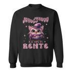 Eule Juhuuu Ich Bin In Rente Nachtteule Im Ruhestand Sweatshirt