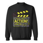 Filmmaker Director Cameraman Film Crew Sweatshirt