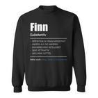 Finn Name First Name Sweatshirt