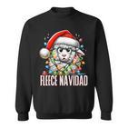 Fleece Navidad Feliz Navidad Sheep Christmas Sweatshirt