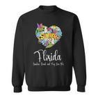 Florida Sunshine Beach And Key Lime Pie Florida Sweatshirt