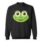 Frog Face Costume For Carnival And Fancy Dress Sweatshirt