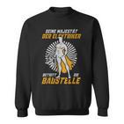 Electrical Engineer With His Majesty Der Electricians Sweatshirt