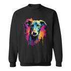 Galgo Espanol Colourful Greyhound Sweatshirt