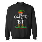 The Gamer Elf Christmas Boys Nager Sweatshirt