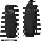 Glücklich Mit Hunden Süßes Hunde Motiv Für Damen Und Herren Sweatshirt